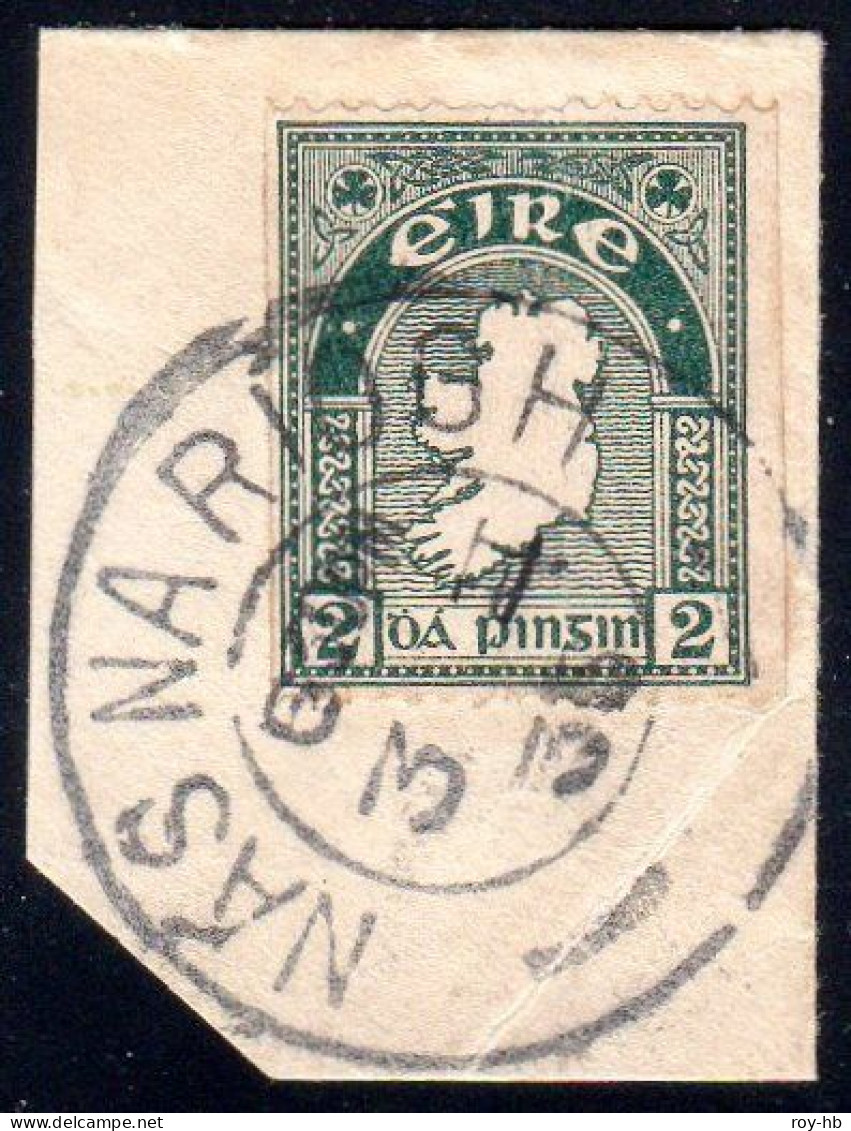 1935 Coil 2d Perf. 15 X Imperf, Very Fine Used On Envelope Corner With Clear Cds NÁS NA RIOGH (Naas) / 3 II / 36 - Used Stamps