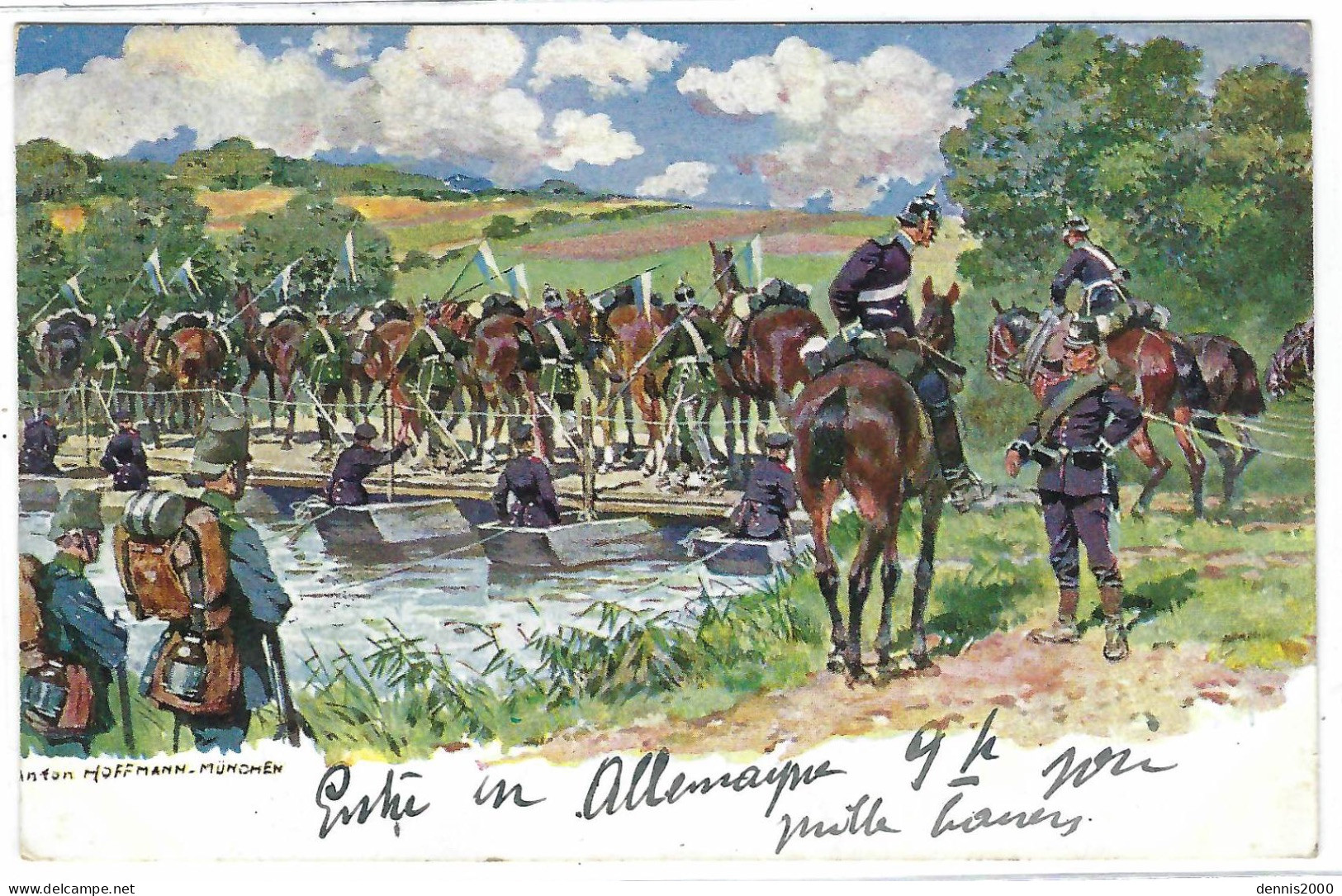 ANTON HOFFMANN - München (Munich) - Serie 275 N°XI - MILITARIA - CHEVAUX - Hoffmann, Anton - Munich