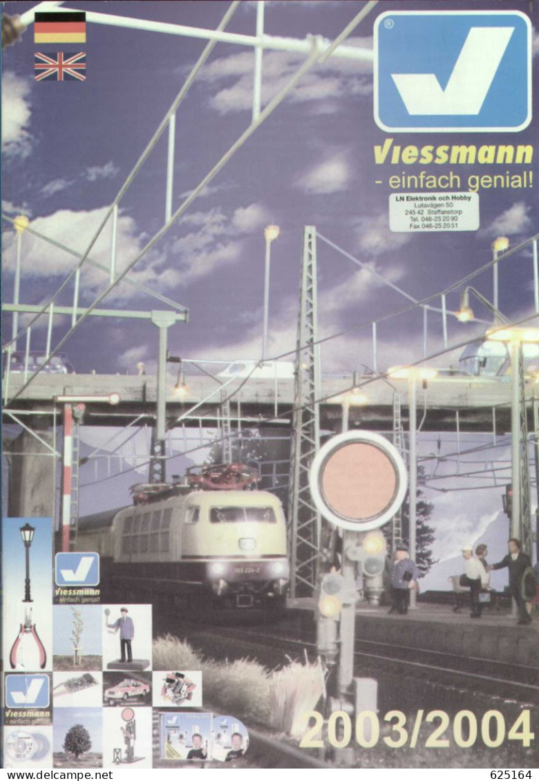 Catalogue VIESSMANN 2003-04  - KS-Signale - Zubehör + CD  - En Allemand Et Anglais - Deutsch