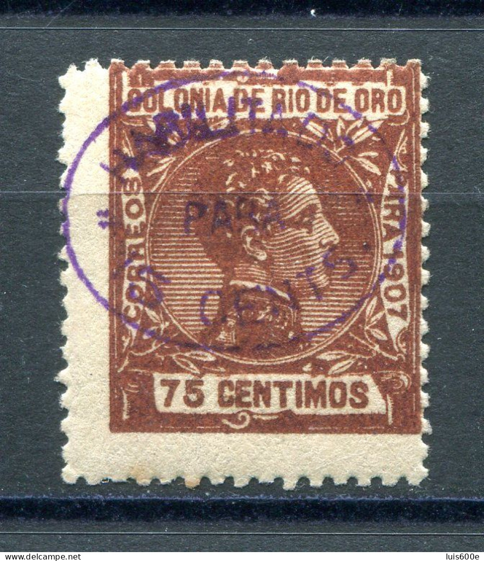 1908.RIO DE ORO .EDIFIL 39**.NUEVO SIN FIJASELLOS(MH).CATALOGO 100 € - Rio De Oro