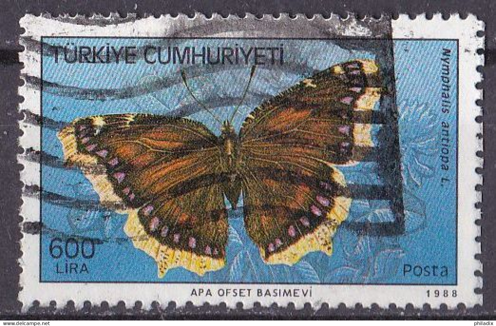 Türkei Marke Von 1988 O/used (A2-57) - Used Stamps