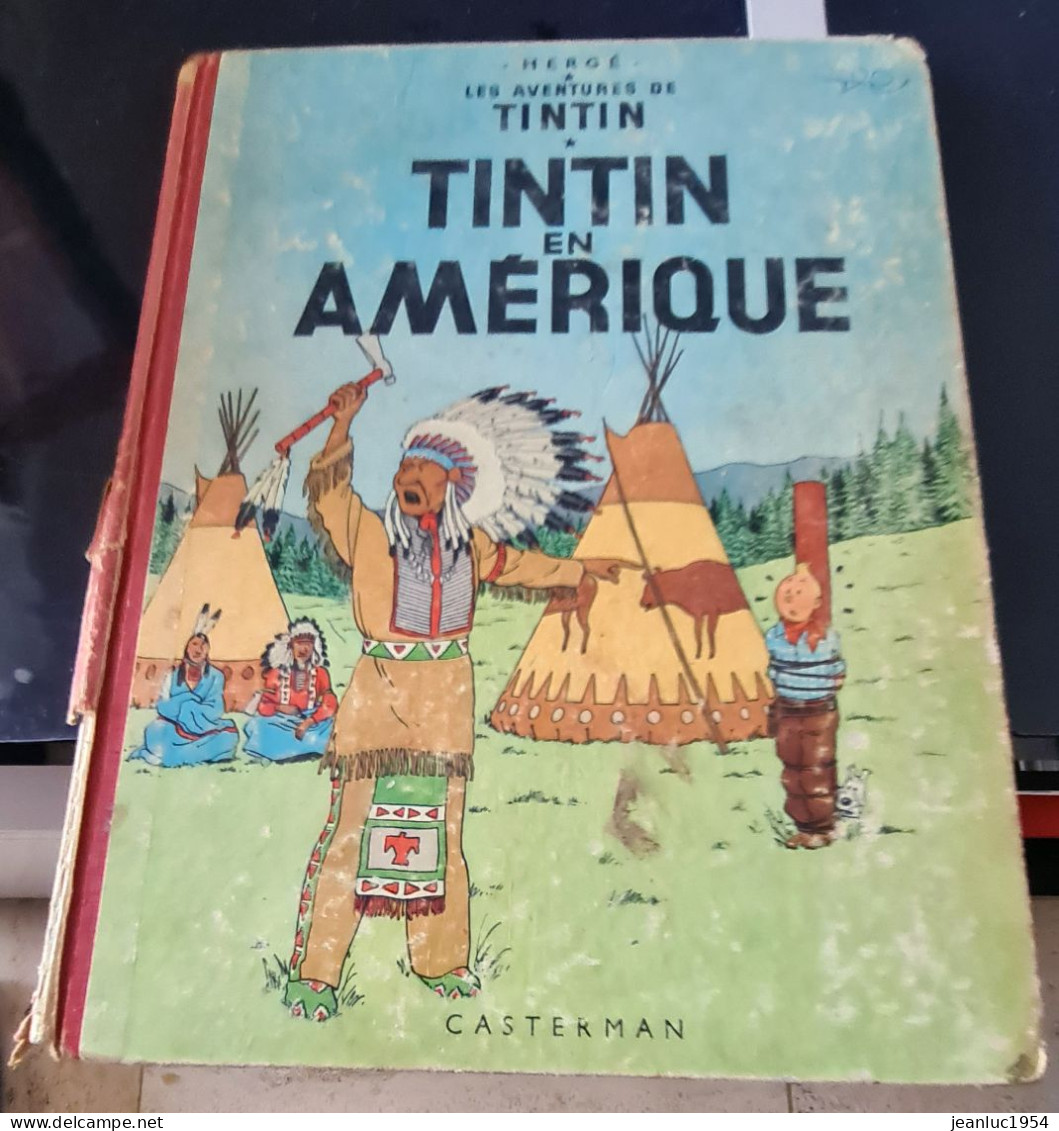 TINTIN  EN AMERIQUE - Hergé