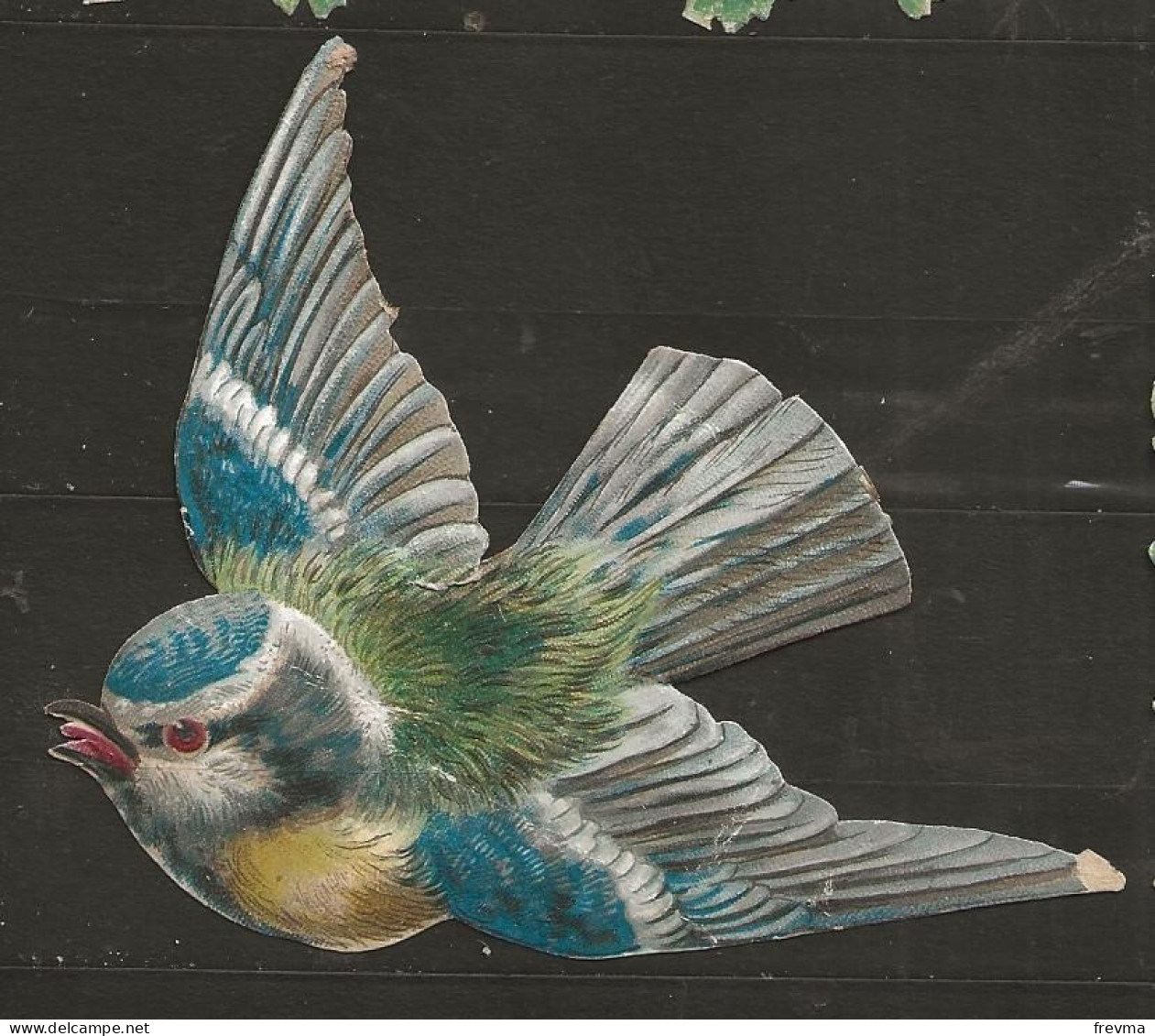 Découpis Gaufré Oiseau Année 1900 - Animals