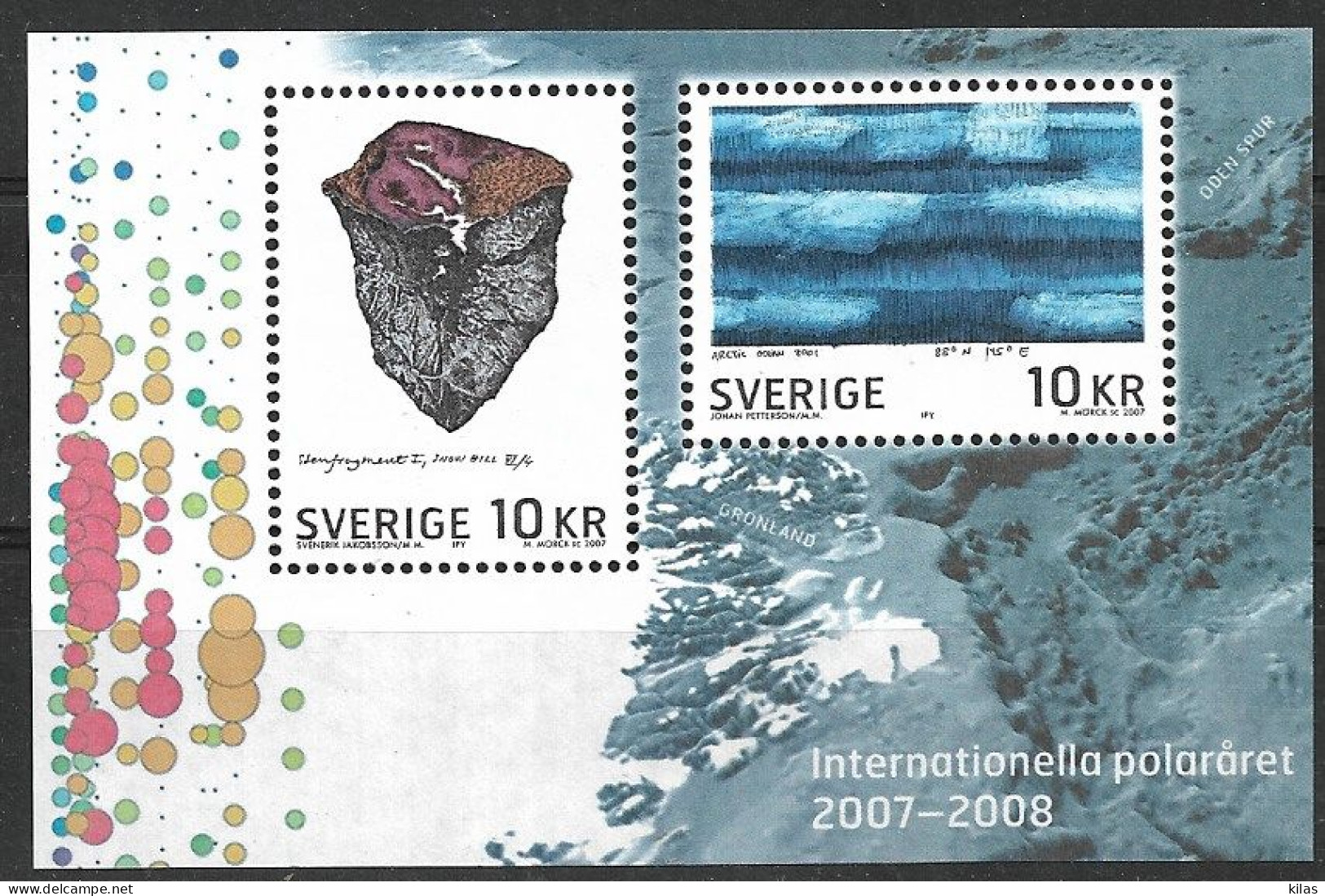 SEWDEN 2007 INTERNATIONAL POLAR YEAR MNH - Anno Polare Internazionale