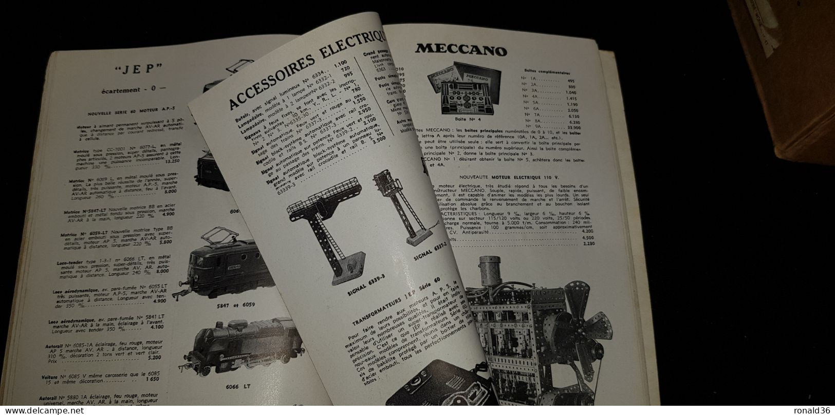 catalogue 1957 A LA SOURCE DES INVENTIONS modélisme Avion Bateau Train maquette C B  Jetex Télécommande JEP MECCANO VB