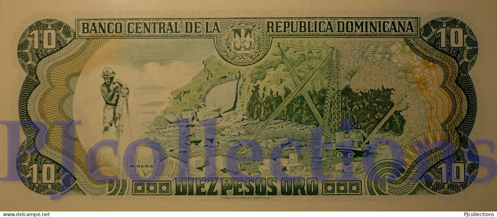 DOMINICAN REPUBLIC 10 PESOS ORO 1998 PICK 153a UNC - Repubblica Dominicana
