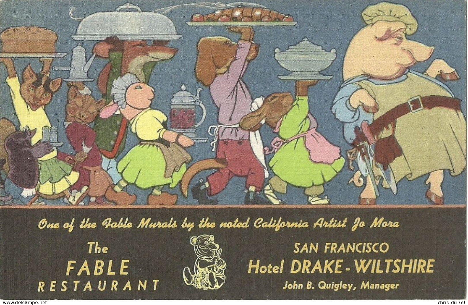 SAN FRANCISCO HOTEL DRAKE WILTSHIRE THE FABLE RESTAURANT - San Francisco