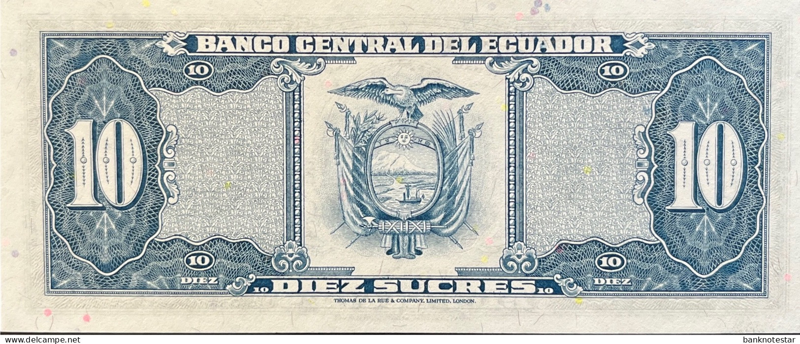 Ecuador 10 Sucres, P-114b (20.4.1983) - UNC - Serie LK - Equateur