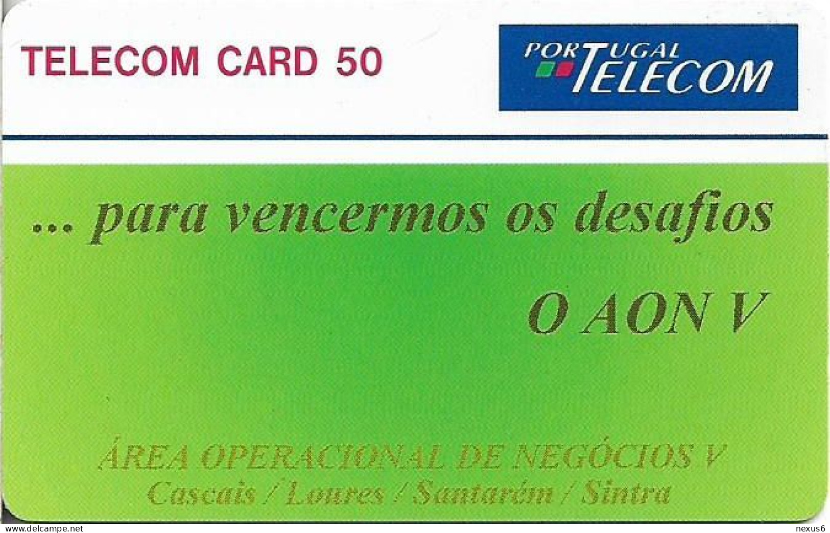 Portugal - PT (Chip) - Aniversário AON V - PT086 - 05.1996, 50U, 4.500ex, Used - Portugal