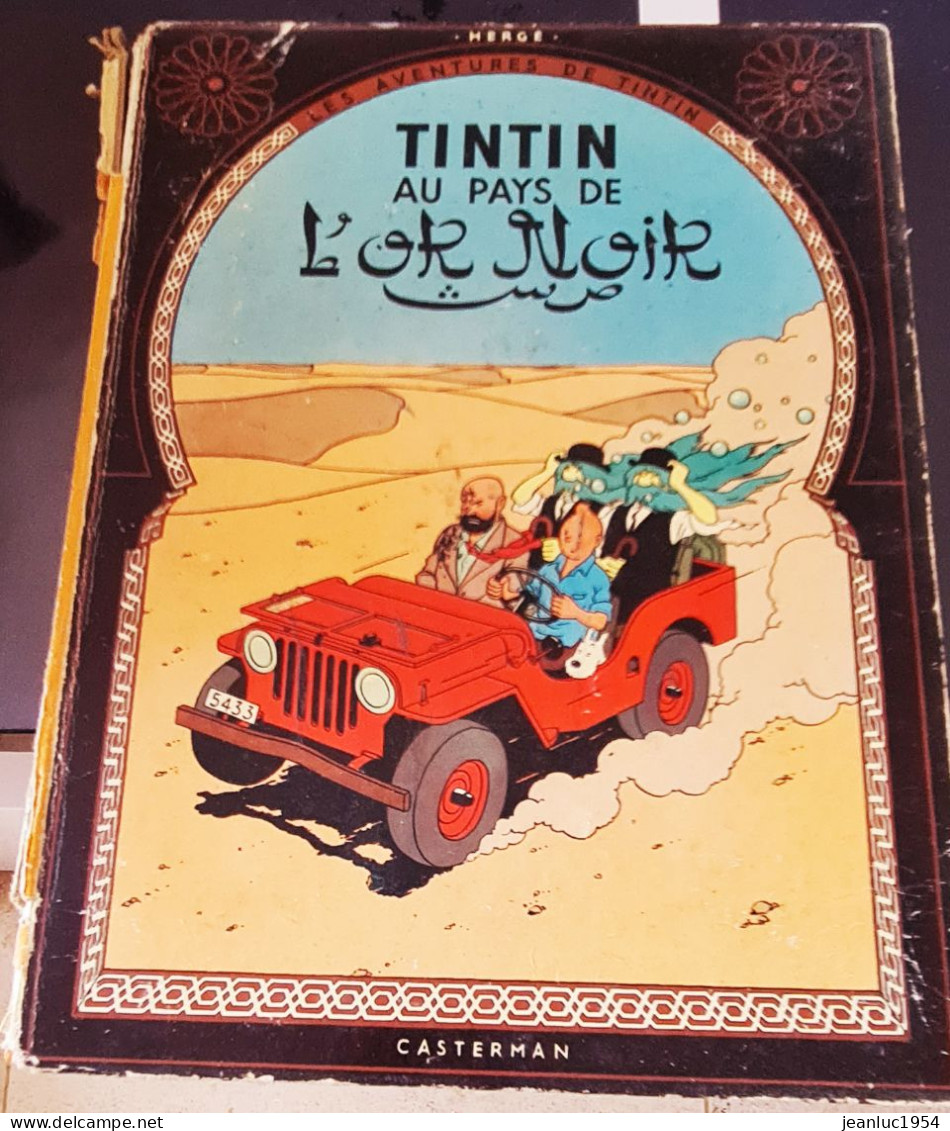 TINTIN AU PAYS DE L OR NOIRE - Hergé