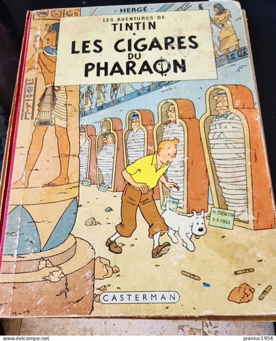 TINTIN LES CIGARES DU PHARAON - Hergé