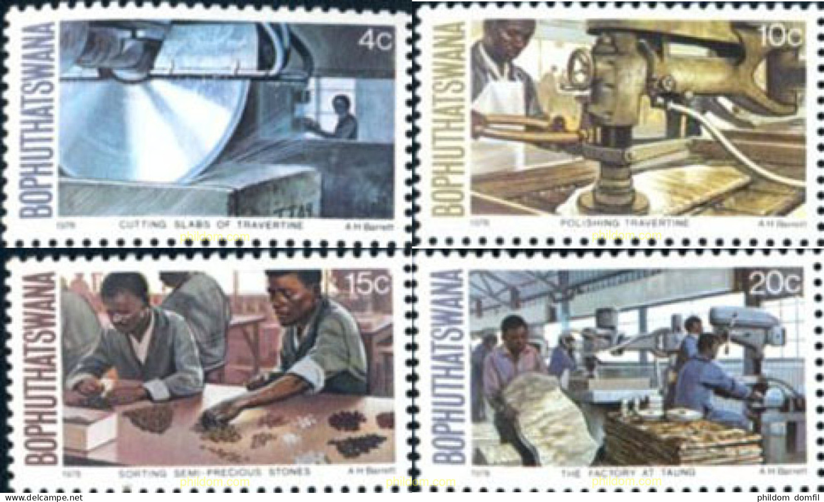 293029 MNH BOPHUTHATSWANA 1978 INDUSTRI DE LA PIEDRAS PRECIOSAS - Bophuthatswana