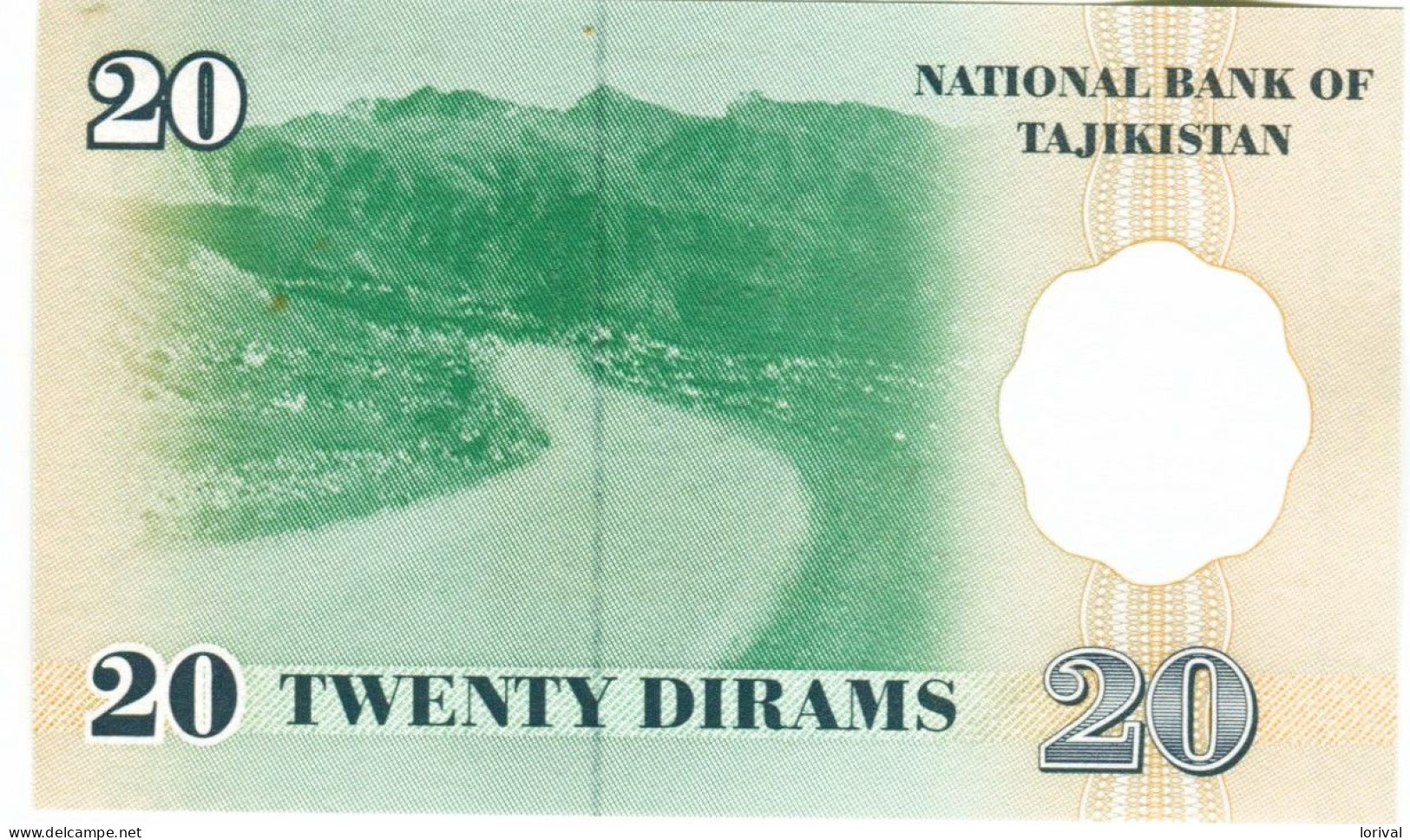 20 Dirams 1999 Neuf 3 Euros - Tayikistán