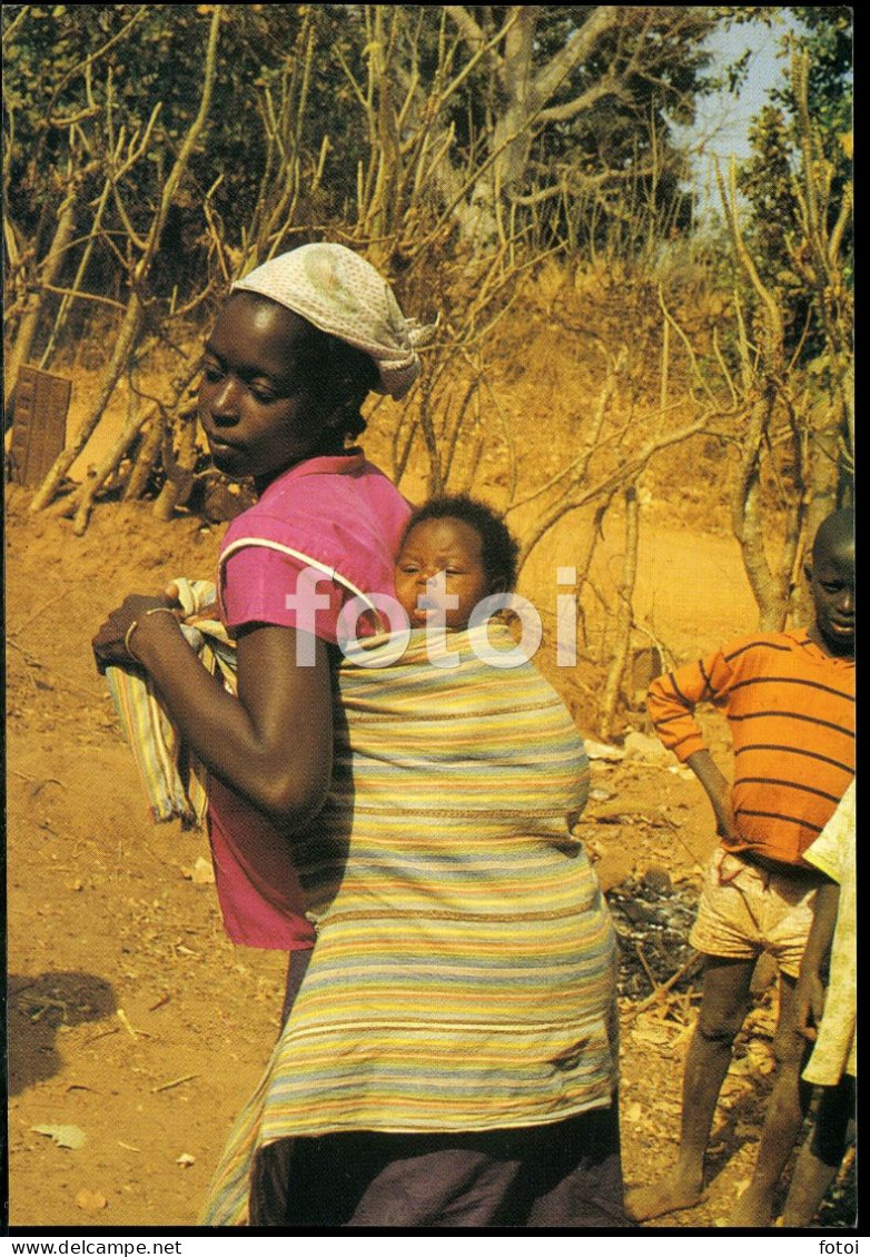 PHOTO POSTCARD FEMME NATIVE AFRICAN WOMAN COSTUME GUINE BISSAU GUINEA  AFRICA AFRIQUE CARTE POSTALE - Guinea Bissau