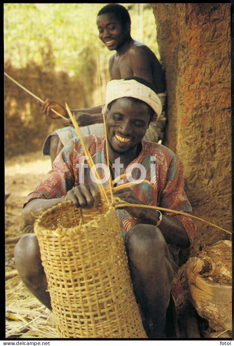 PHOTO POSTCARD NATIVE AFRICAN MAN BOY COSTUME GUINE BISSAU GUINEA  AFRICA AFRIQUE CARTE POSTALE - Guinea Bissau