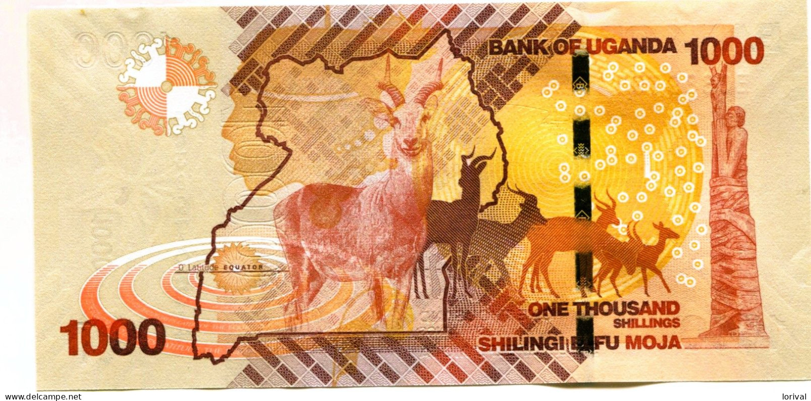 1000 Shilling Neuf 3 Euros - Ouganda