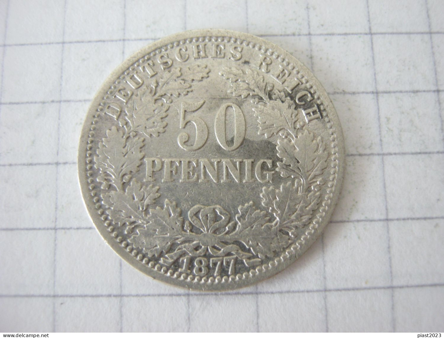 Germany 50 Pfennig 1877 E - 50 Pfennig