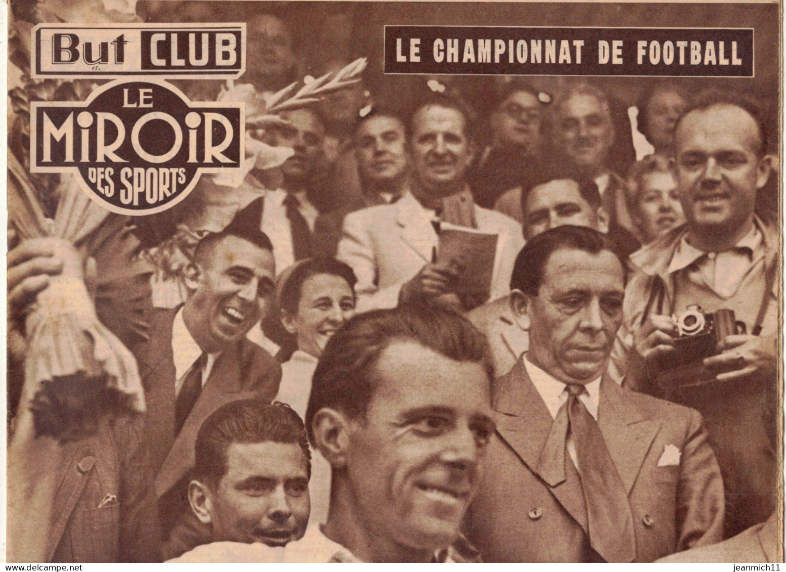 BUT CLUB LE MIROIR DES SPORTS 367 1952 VELO MUELLER VAN DE BREKEL CIANCOLA AU LUXEMBOURG WATER POLO A TOURCOING FOOT - Sport