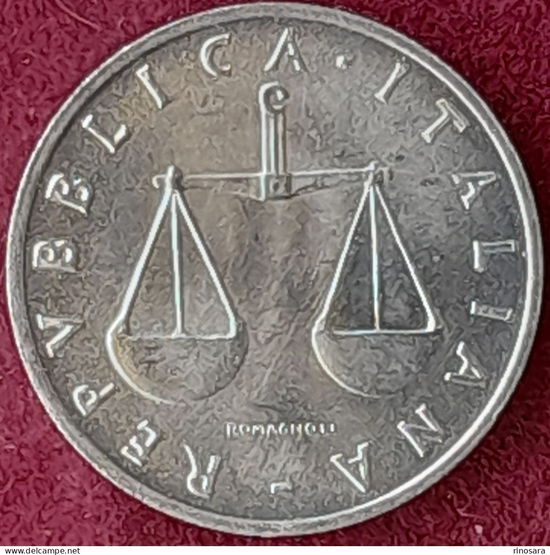 Errore Di Conio 1 Lira 1954 Repubblica Italiana - 1 Lire