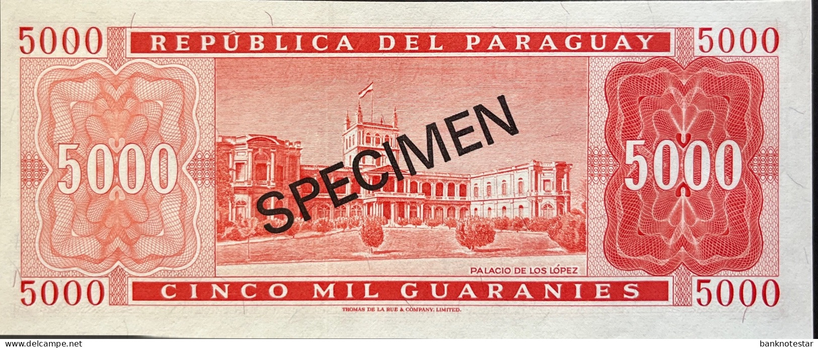 Paraguay 100 -10.000 Guaranies, P-CS1 (1979) - UNC - SPECIMEN SET