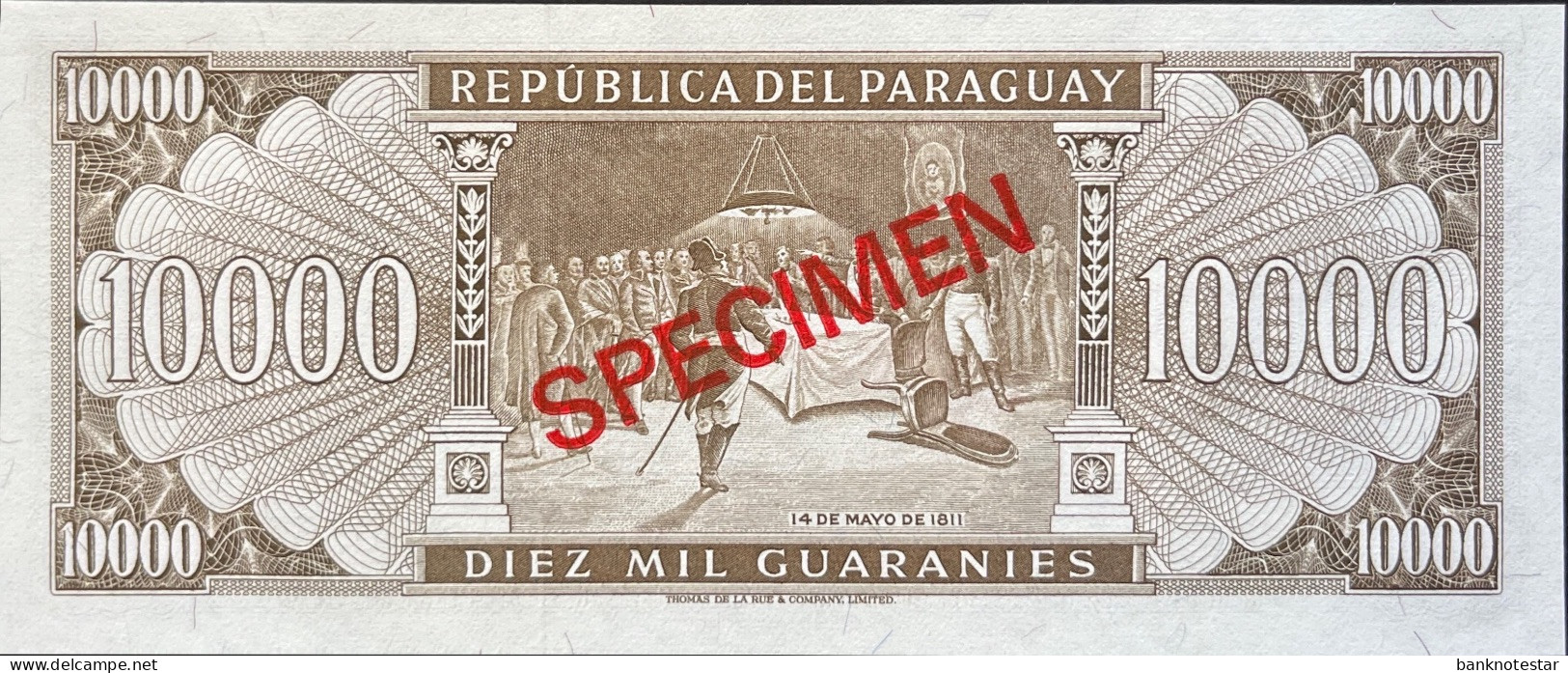 Paraguay 100 -10.000 Guaranies, P-CS1 (1979) - UNC - SPECIMEN SET