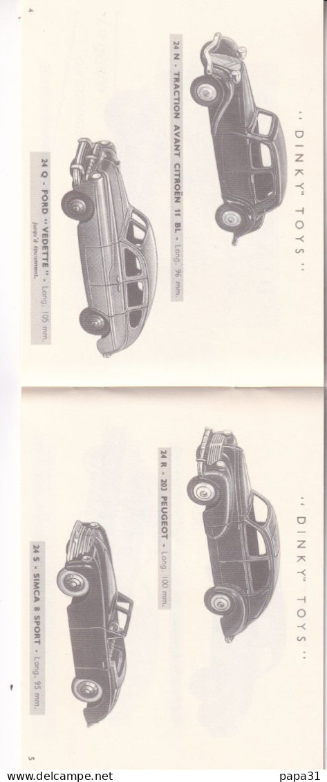 Voiture_catalogue Dinky Toys – Atlas 1954 - Autres & Non Classés