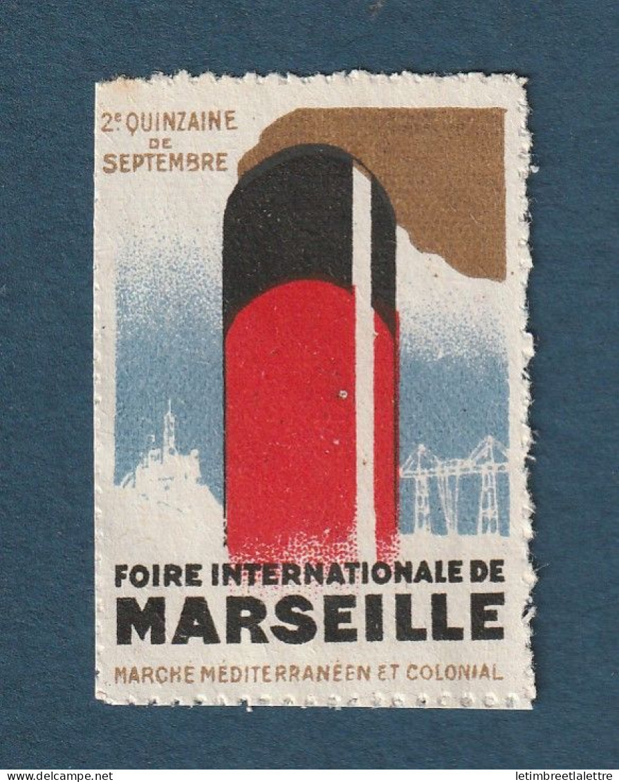 France - Vignette - Foire International De Marseille - Esposizioni Filateliche