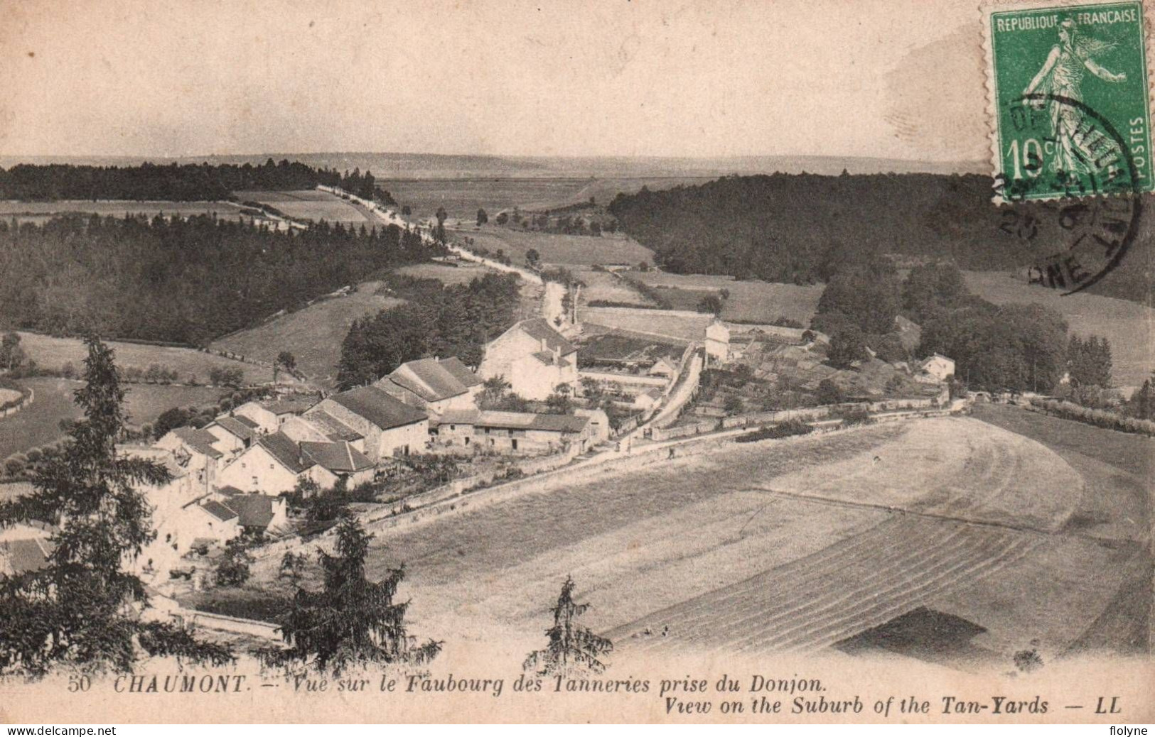 Chaumont - Vue Sur Le Faubourg Des Tanneries Prise Du Donjon - Village Hameau - Chaumont En Vexin