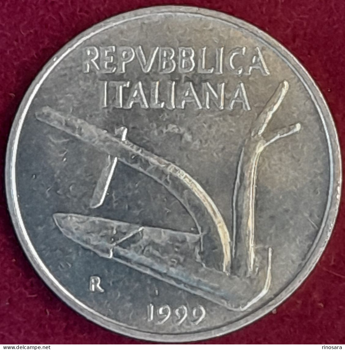 Errore Di Conio 10 Lire 1999 Repubblica Italiana - 10 Liras