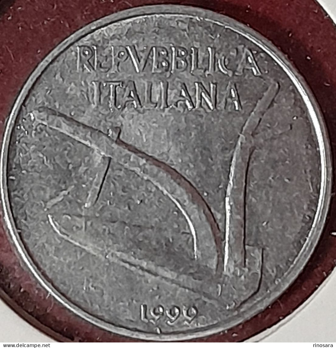 Errore Di Conio 10 Lire 1999 Repubblica Italiana - 10 Lire