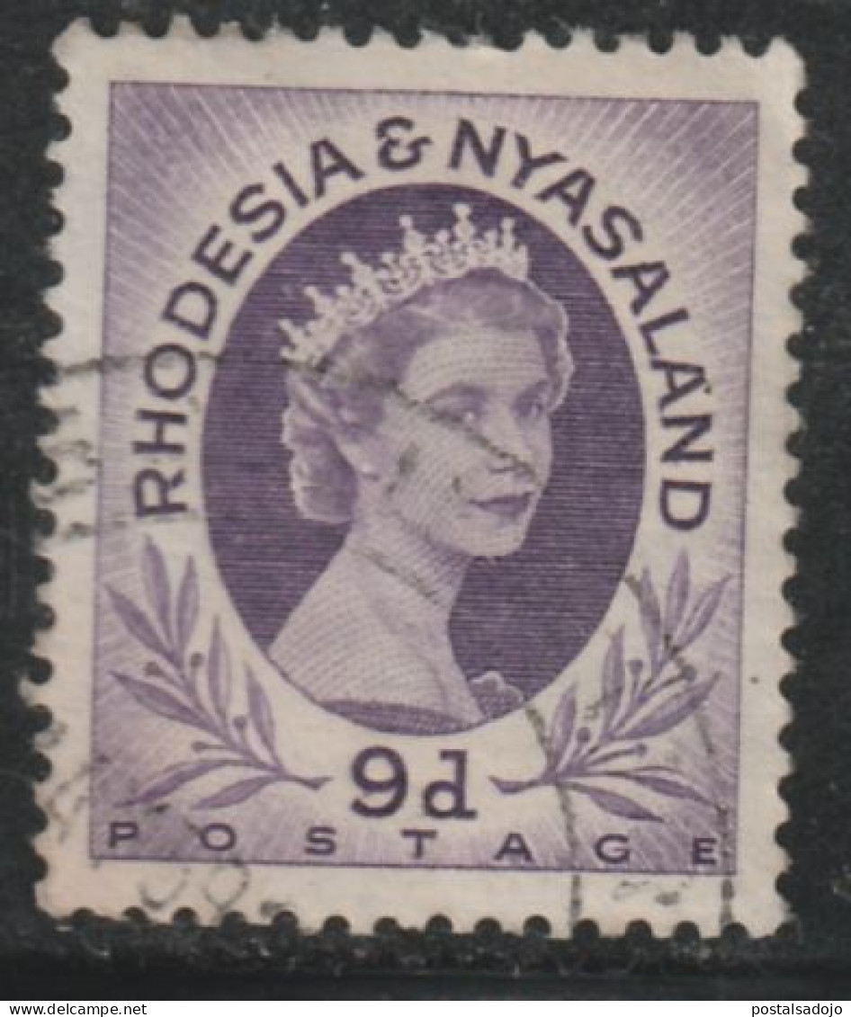RHODÉSIE-NYASSALAND 40 // YVERT  8  // 1954 - Rhodesia & Nyasaland (1954-1963)