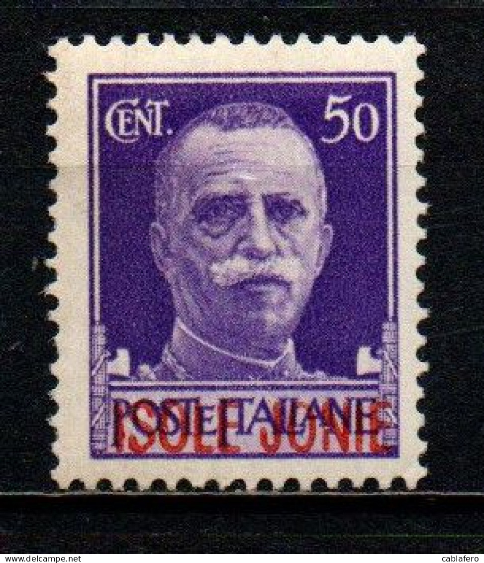 ITALIA - ISOLE IONIE - 1941 - IMPERIALE 50 CENT. - MH - Ionische Inseln