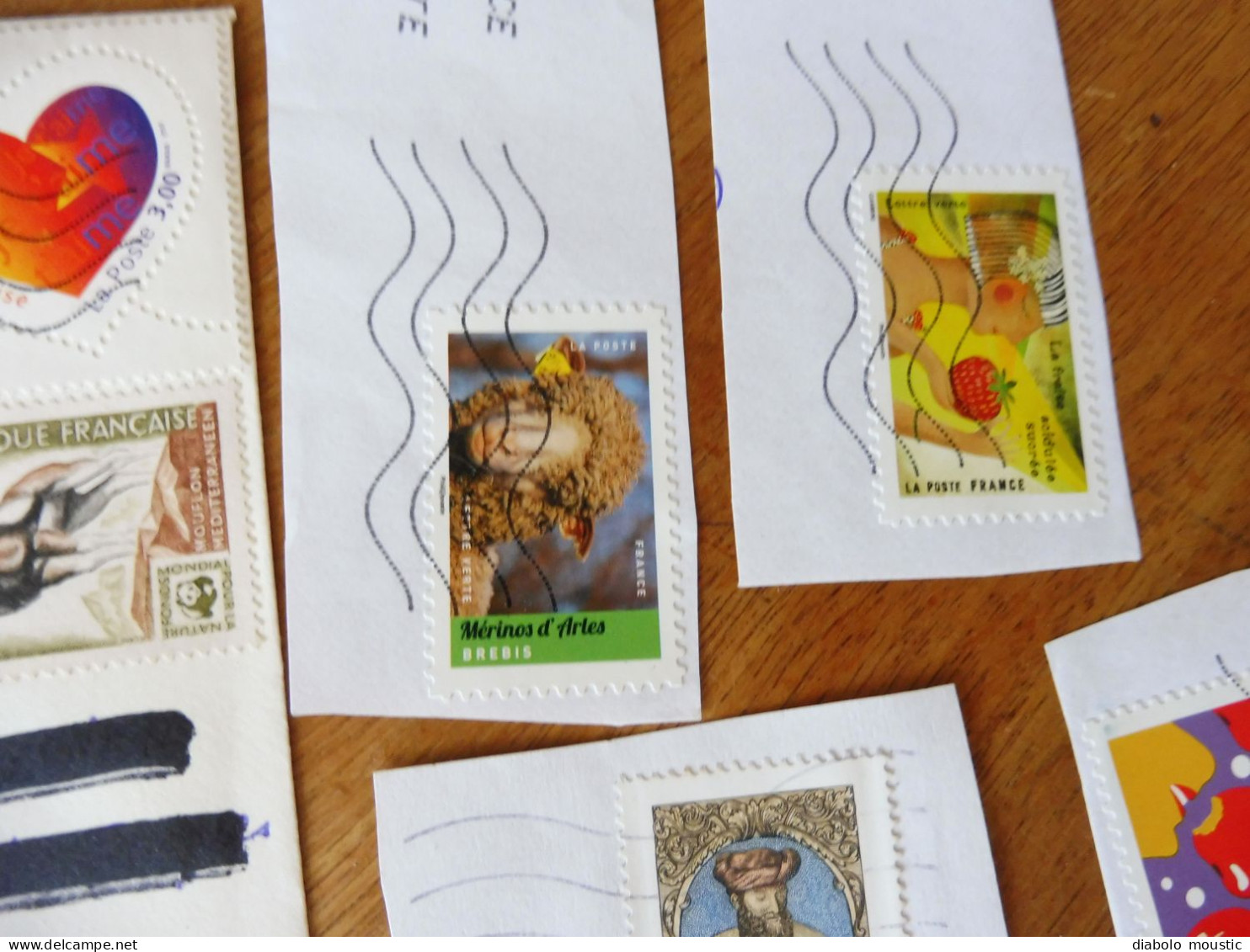 23 Timbres Divers  Oblitérés  Dont Image De Jean-Claude Brialy - Non Classés