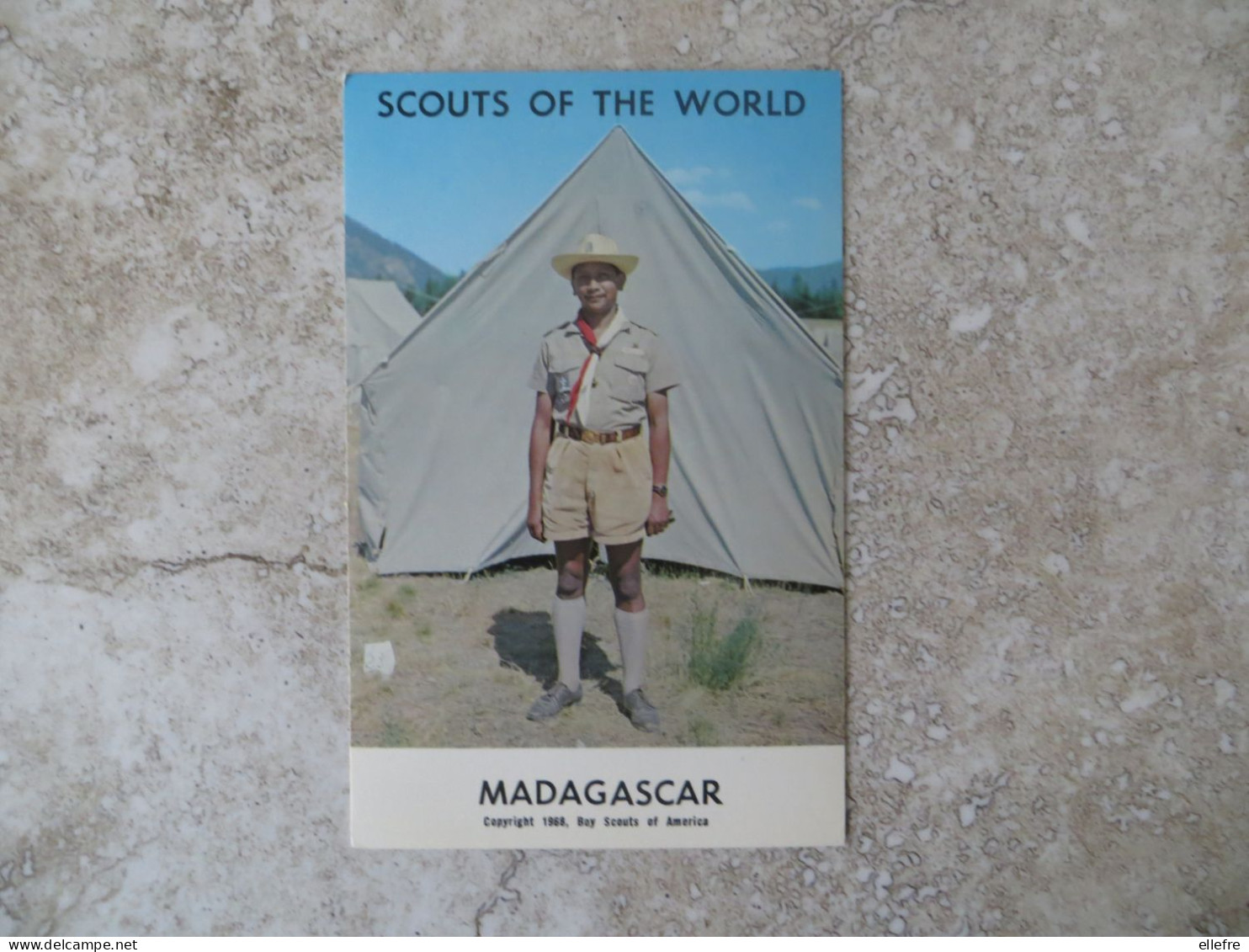 CPSM SCOUTISME - Série Scouts Of The World Pays  Ile De Madagascar Uniforme - 9/14 CM Non Voyagée - Scoutisme