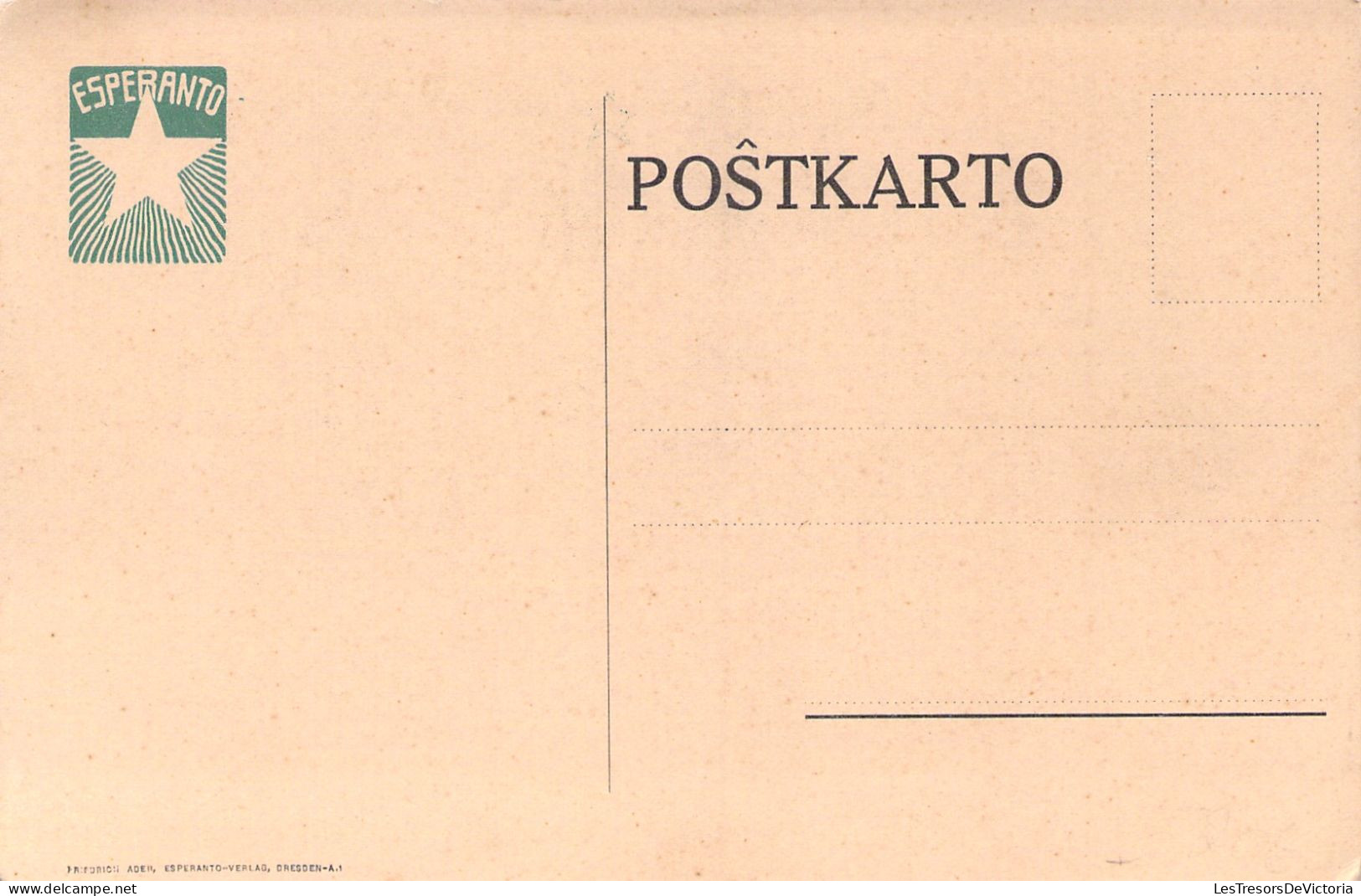 ESPERANTO - Archange Au Dessus D'un Globe Esperanto  - Illustrateur - Carte Postale Ancienne - Esperanto