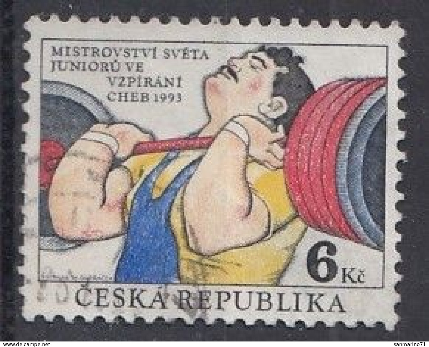 CZECH REPUBLIC 8,used,falc Hinged - Used Stamps