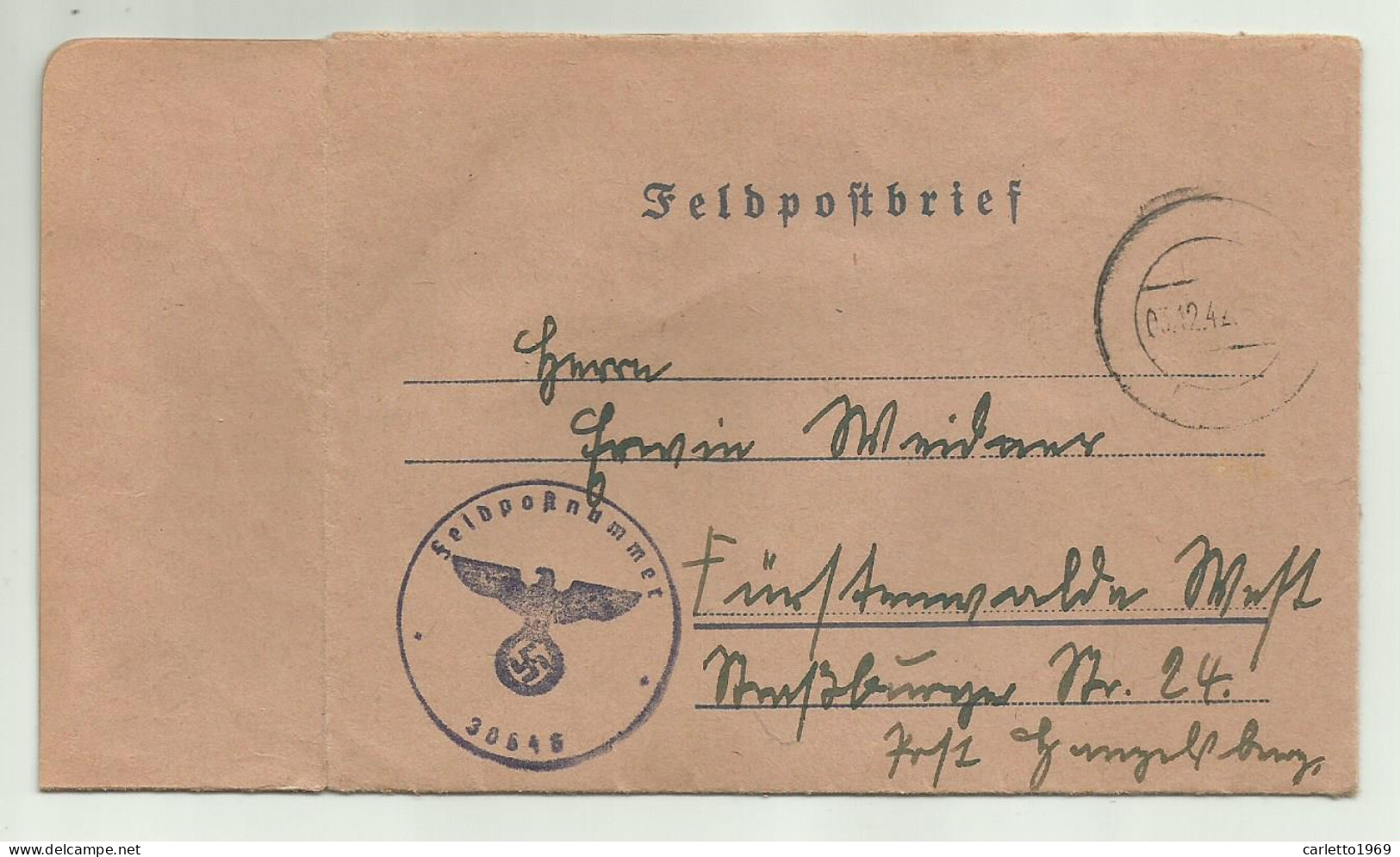 FELDPOSTBRIEF  1942   CON LETTERA  - Used Stamps