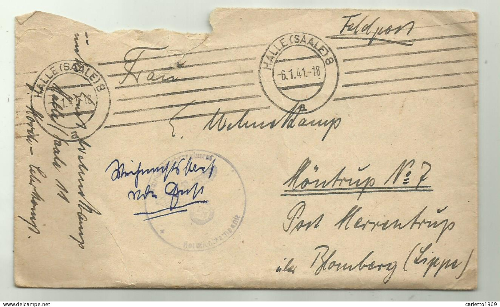 FELDPOST 1941 HALLE ( SAALE )  - Used Stamps