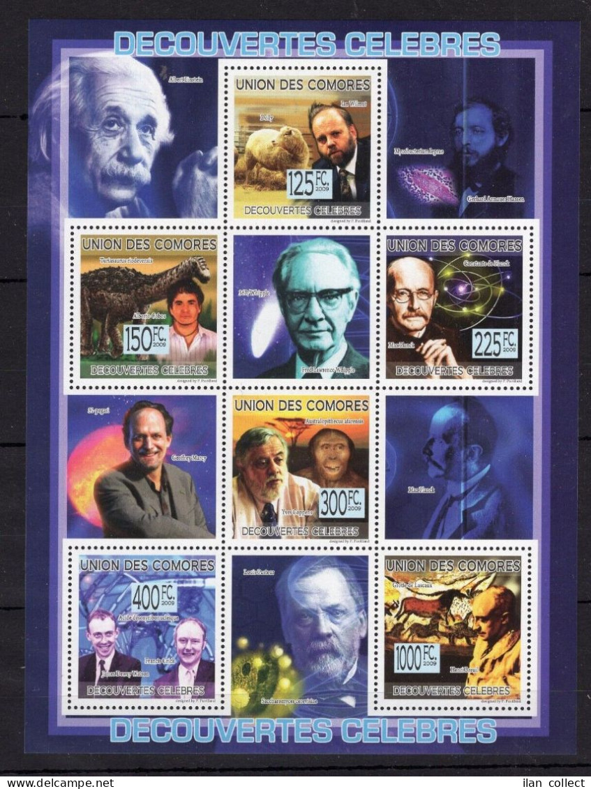 Breuil Einstein Planck Marcy Cobos Timbres Briefmarken MNH** CB1 - Albert Einstein