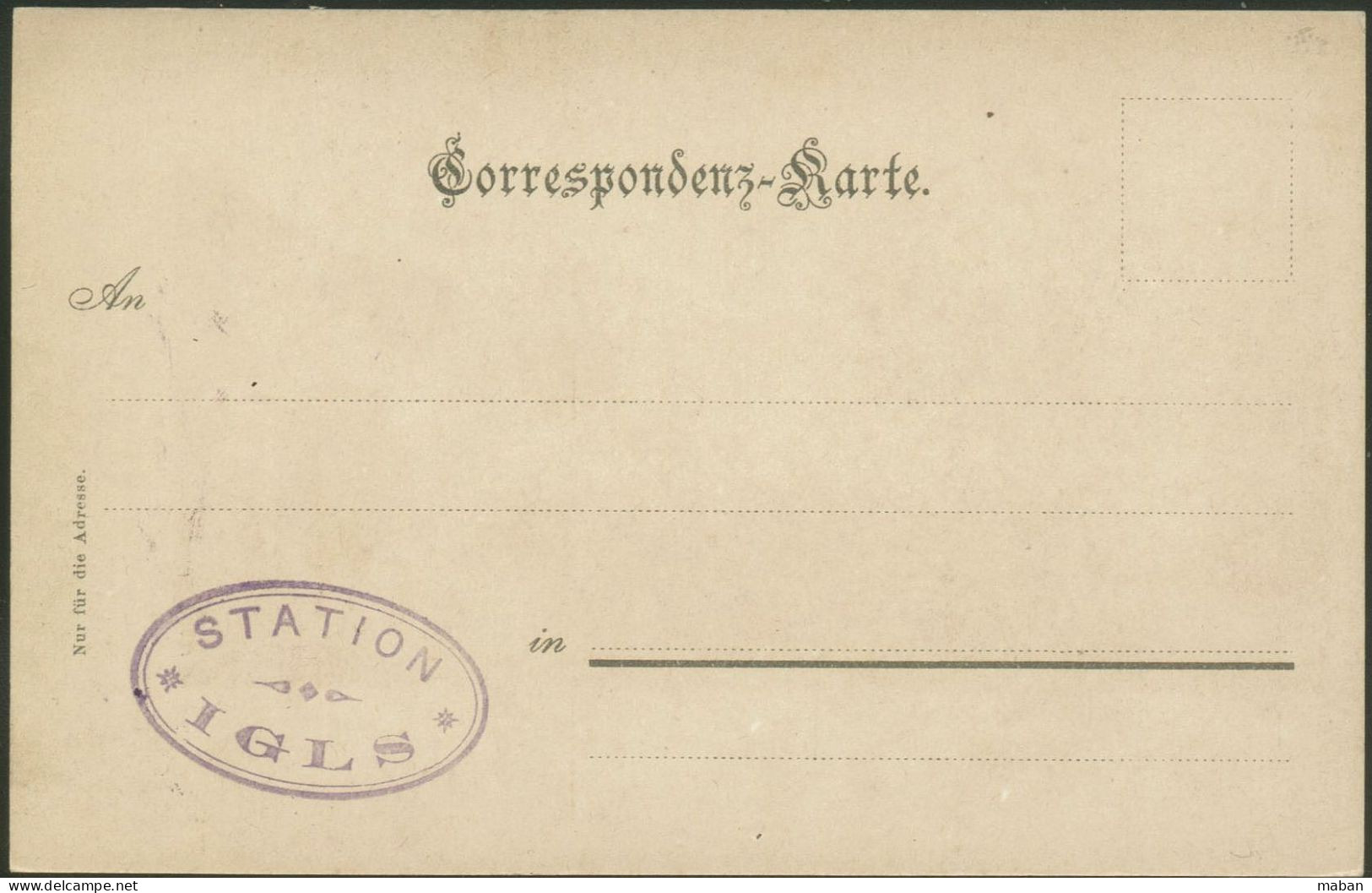 Igls Mit Serles Und Habicht - Purger & Co., München 1900 - Igls