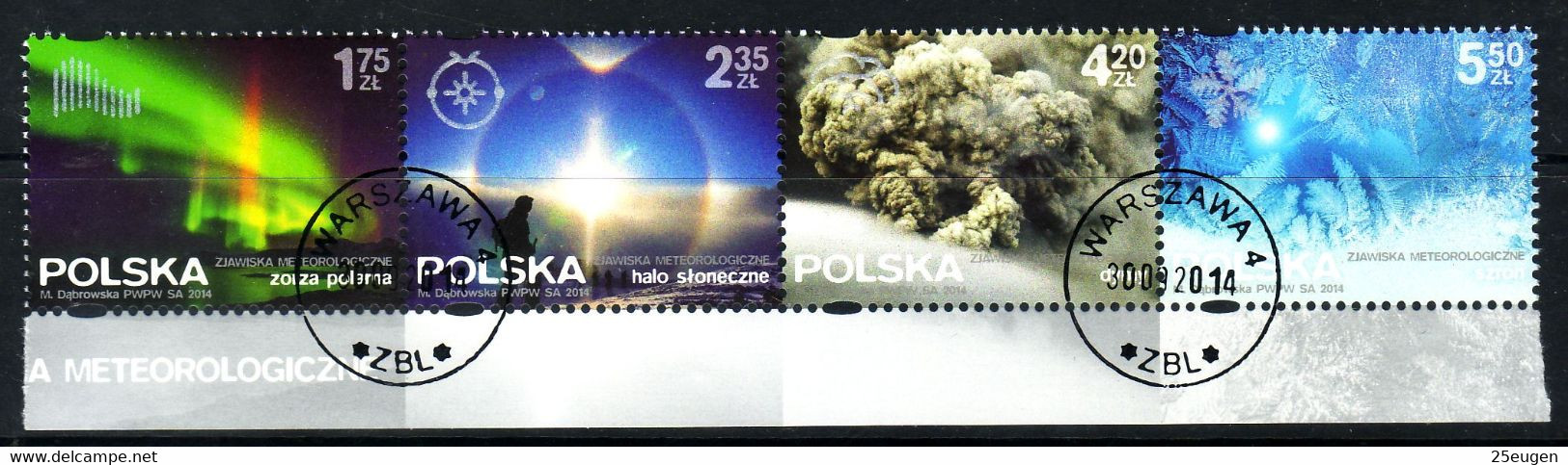 POLAND 2014 Michel No 4711-14 Used - Oblitérés