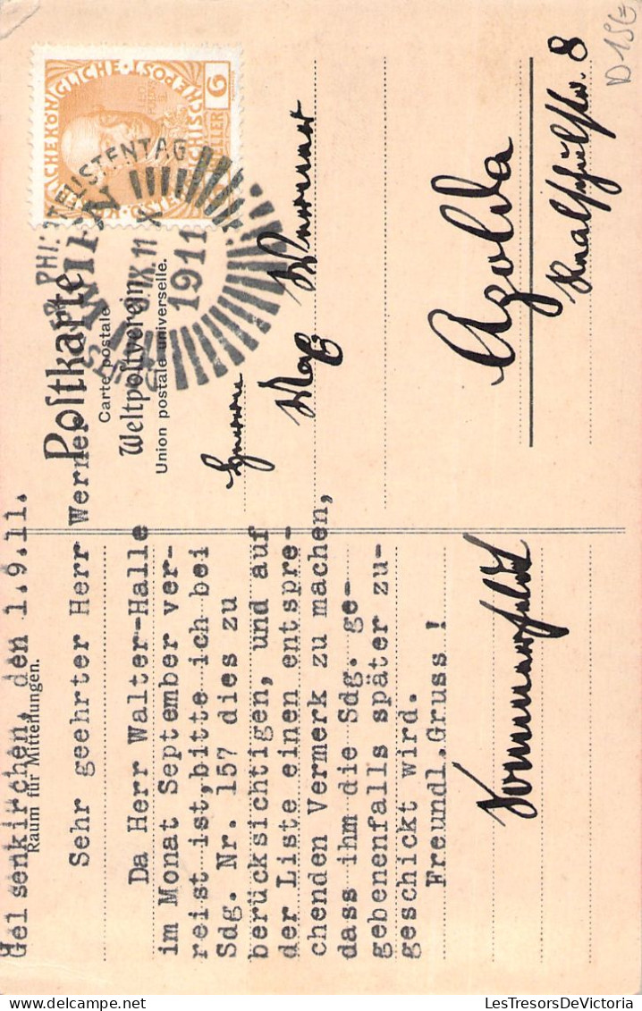 Publicité - Illustrierter Briefmarken Normal Katalog - Carte Représentant Un Livre - Carte Postale Ancienne - Werbepostkarten