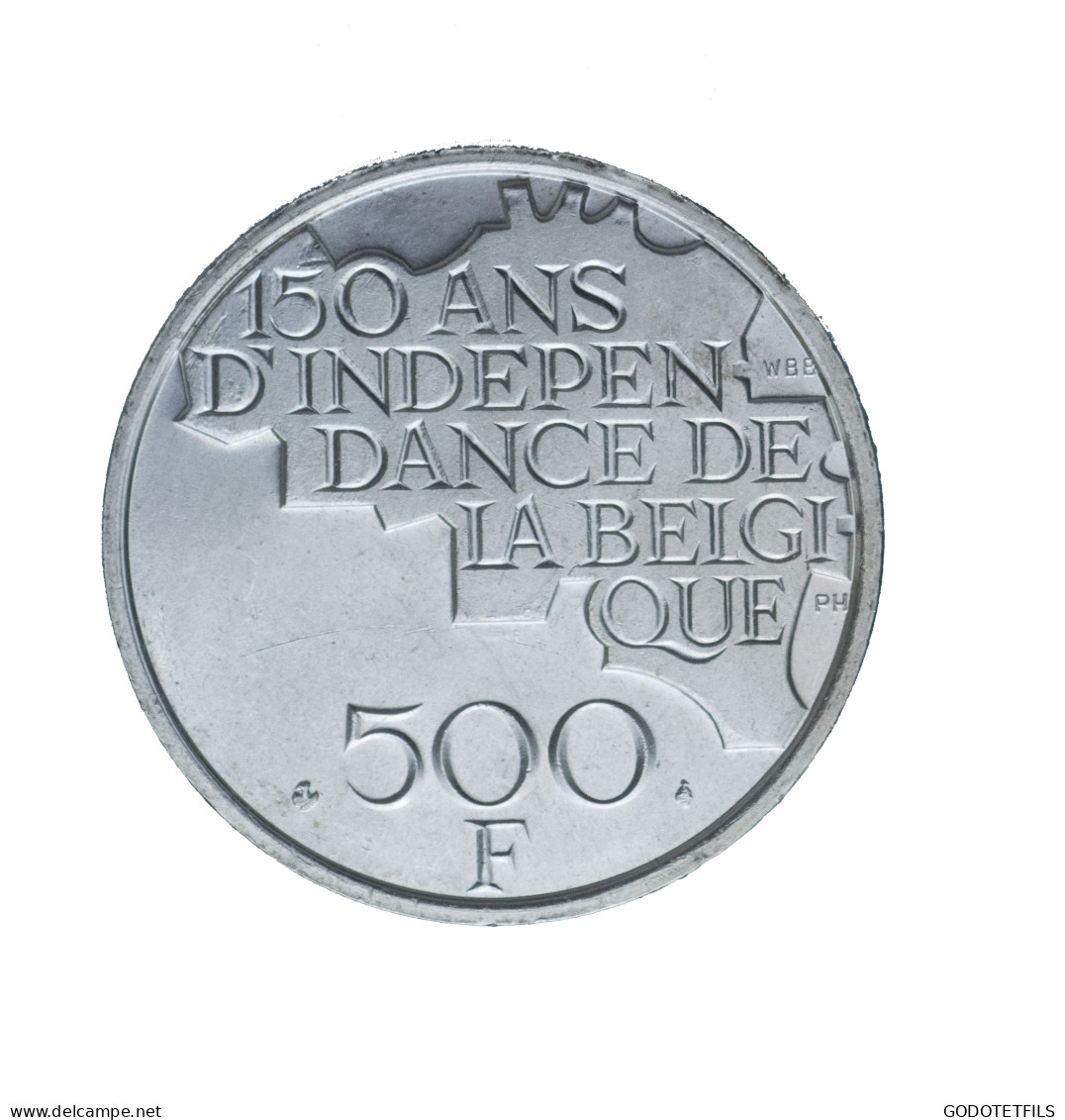 Belgique-500 Francs Commémoratif De L&#039;indépendance De La Belgique 1980 - 500 Francs