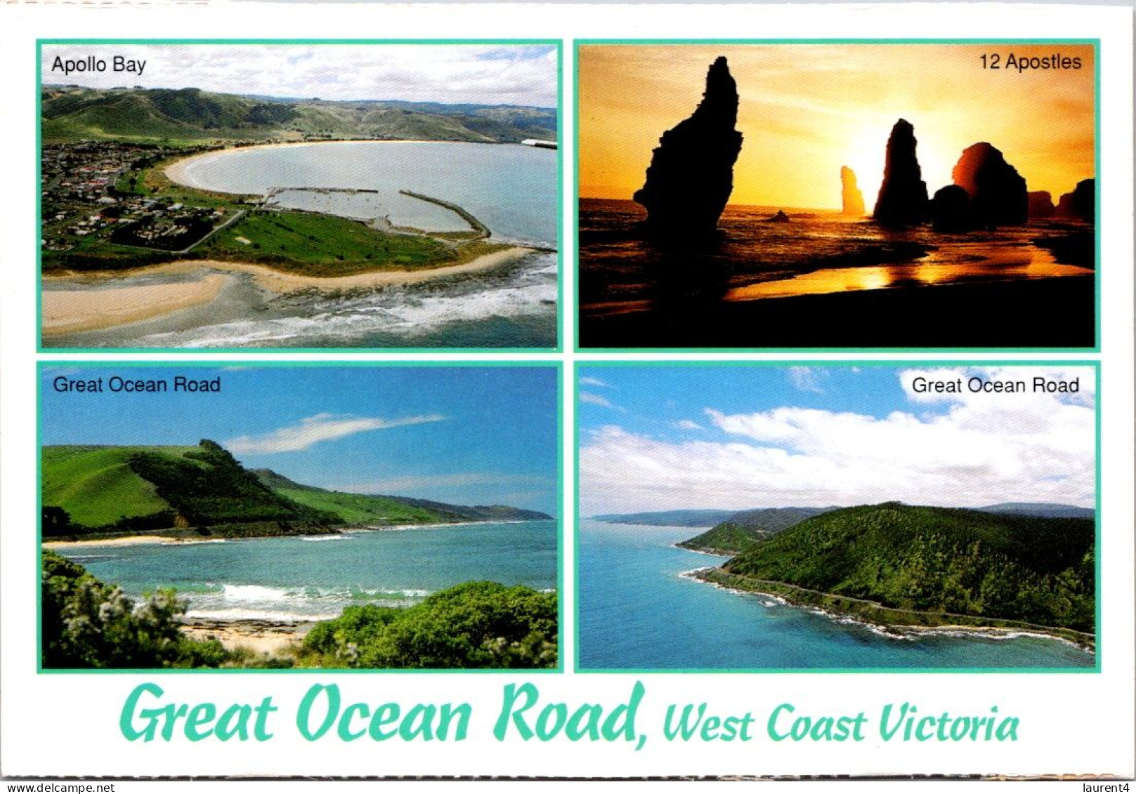 7-9-2023 (4 T 26) Australia - VIC - Great OCean Road (2 Postcards) - Other & Unclassified