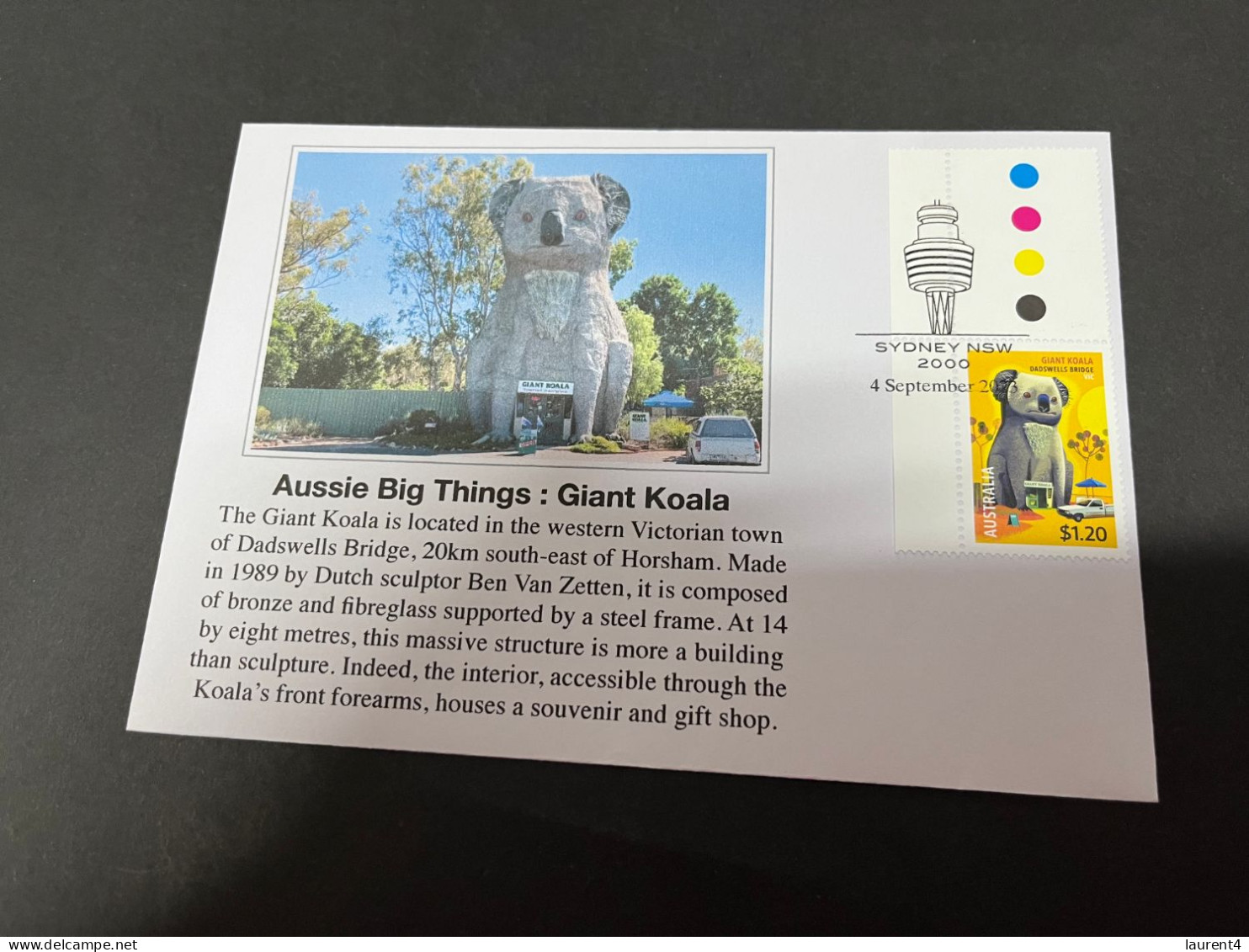 7-9-2023 (4 T 27) Australia - New AUSSIE BIG THINGS (5 Covers) Cancelled On 1st Day Of Issue (with Tag Stamps) - Storia Postale