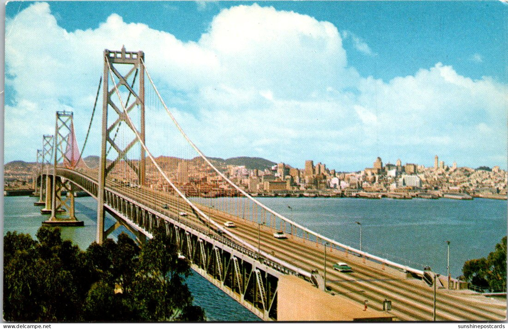 California San Francisco-Oakland Bay Bridge Spanning San Francisco Bay - San Francisco