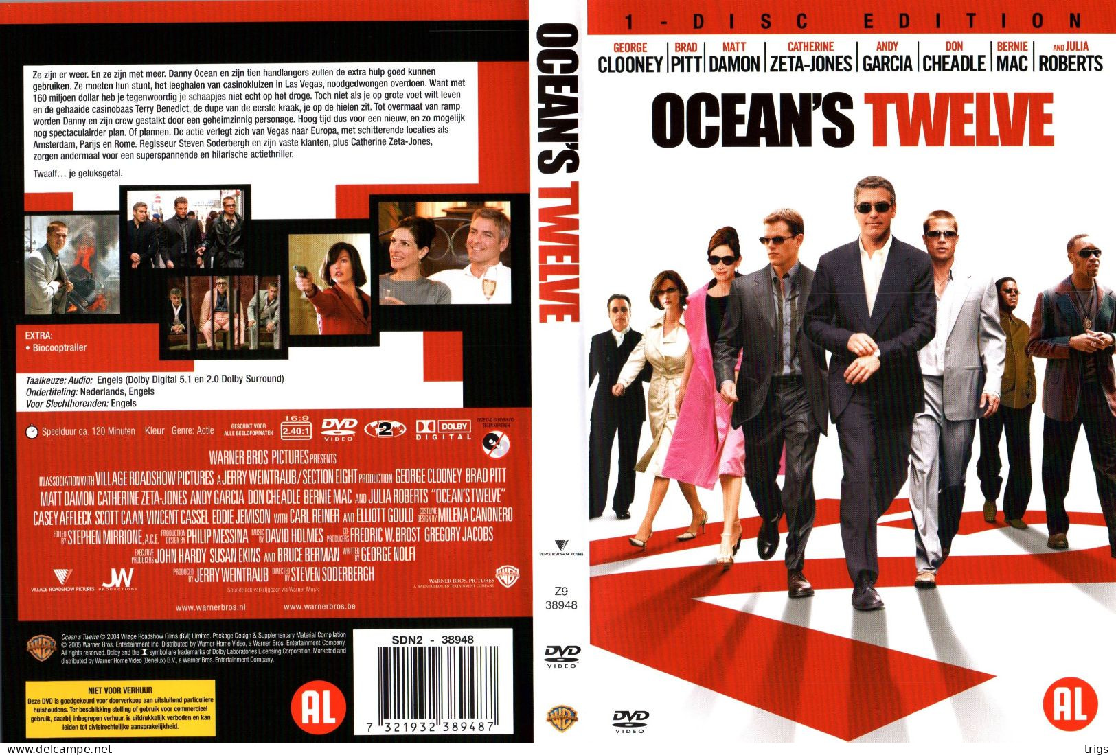 DVD - Ocean's Twelve - Politie & Thriller