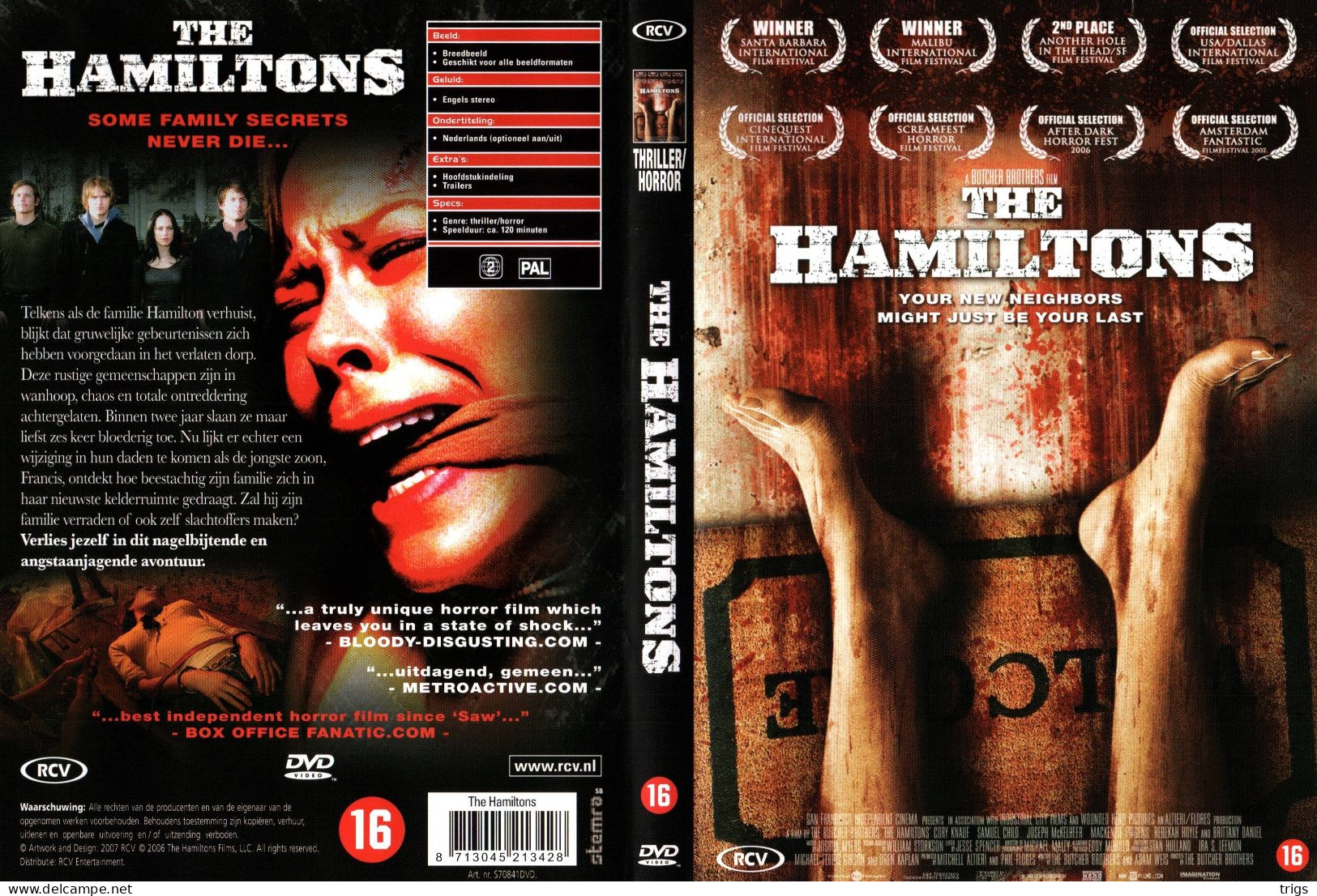 DVD - The Hamiltons - Horreur