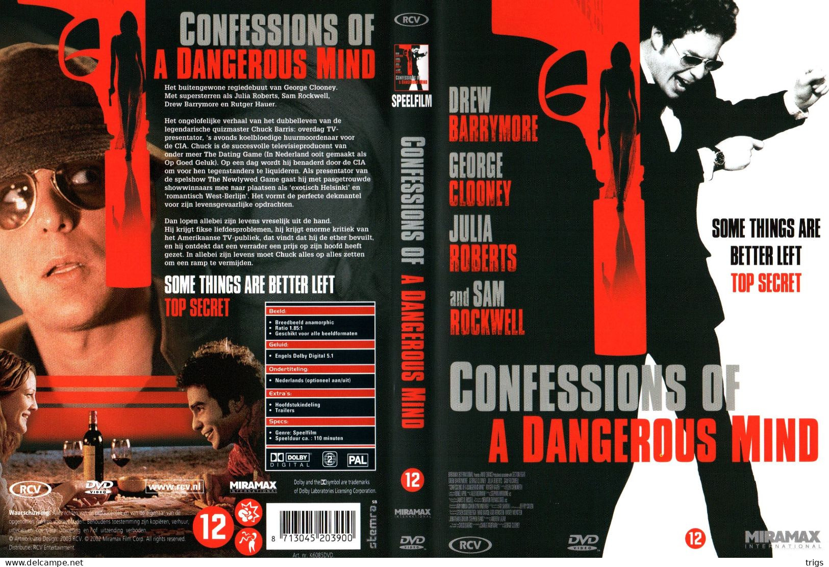 DVD - Confessions Of A Dangerous Mind - Comédie