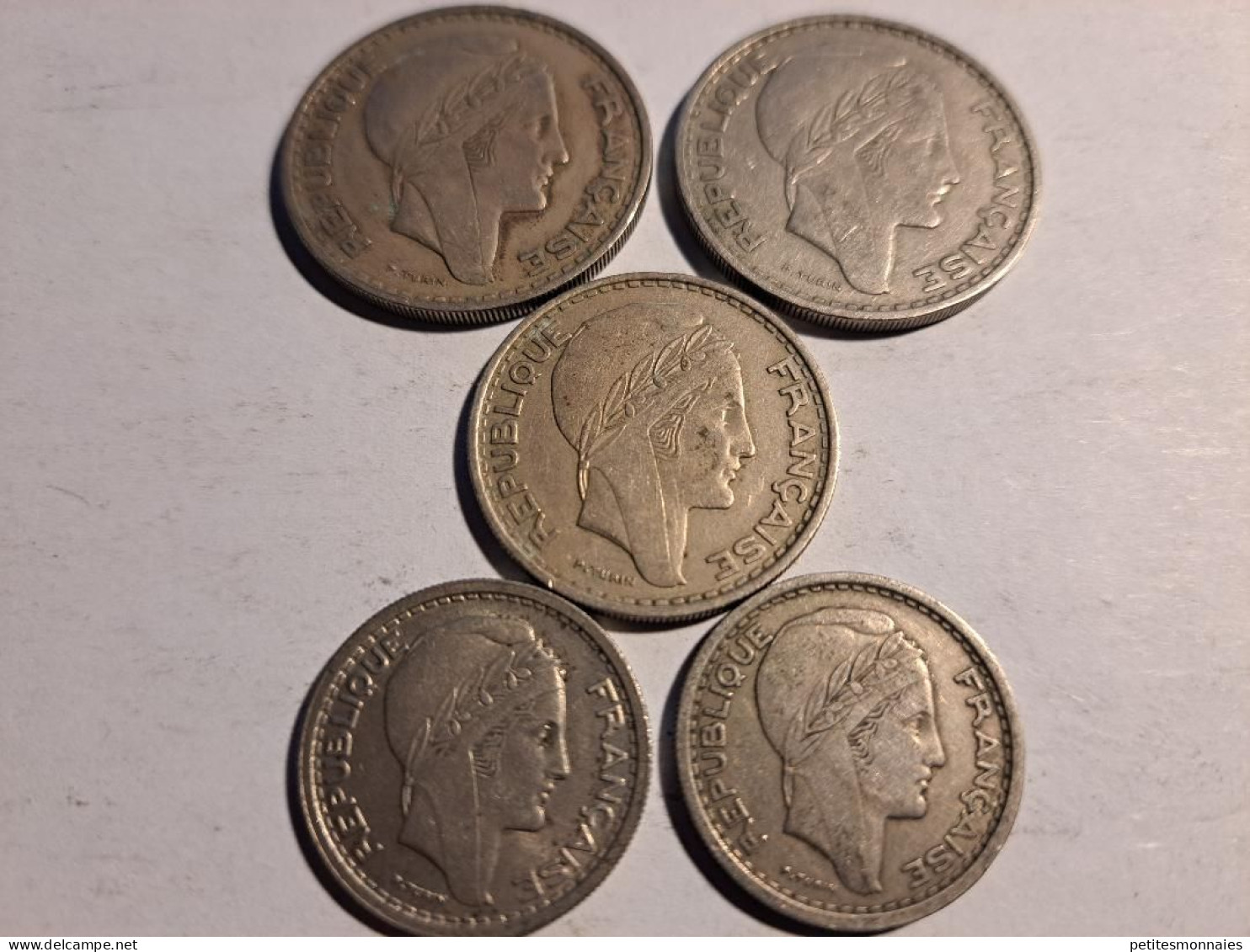ALGERIE La Série Complète De 5  Monnaies  Toutes Les Dates ( 676 ) E - Kiloware - Münzen